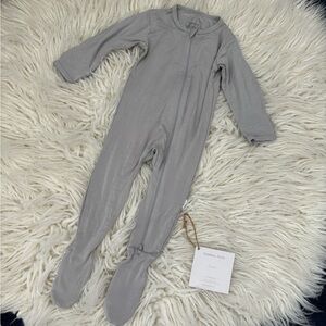 🐰Grey Bamboo Little footie